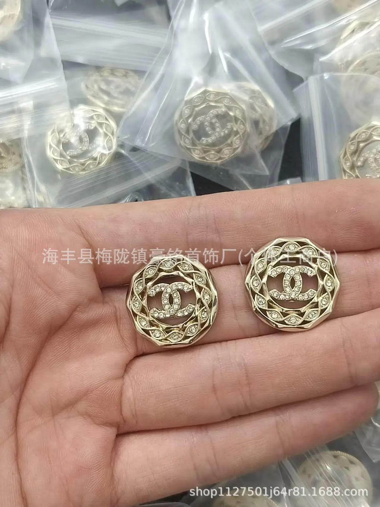 Pearl Pentagram Earrings High Quality Small - Image 77