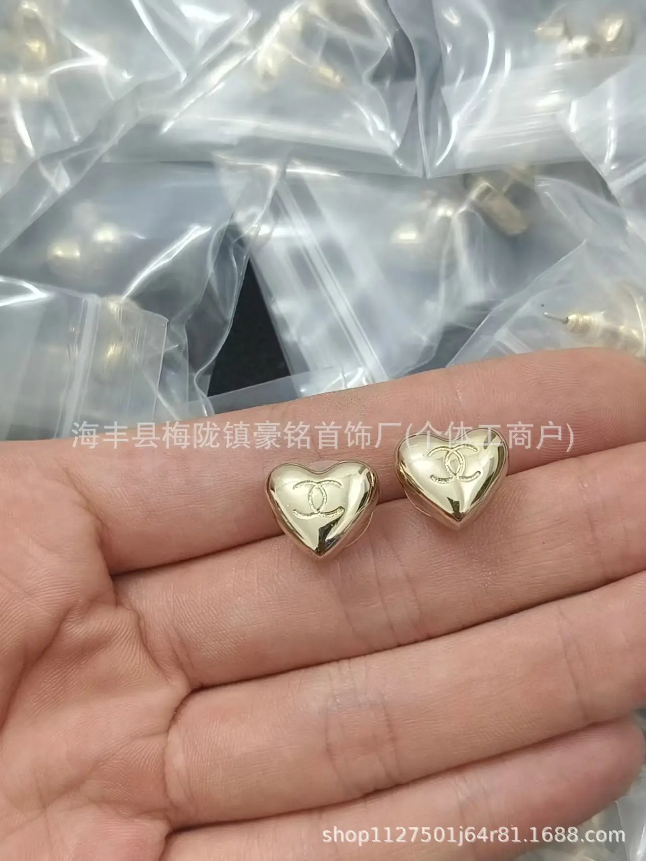 Pearl Pentagram Earrings High Quality Small - Image 81
