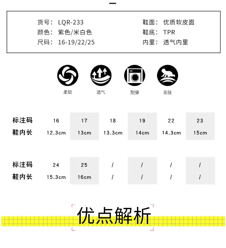 Children's Casual Sports Shoes 2025 New Breathable White Shoes Female Baby Toddler Shoes Versatile Soft Sole Baby Shoes — feature 3