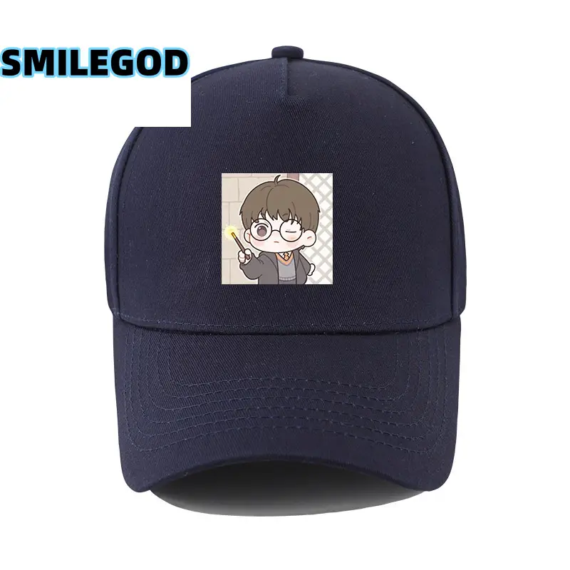 Harry Potter Printed Black Cap for Men Women - Image 15