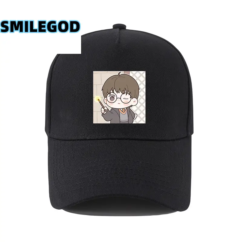 Harry Potter Printed Black Cap for Men Women - Image 7