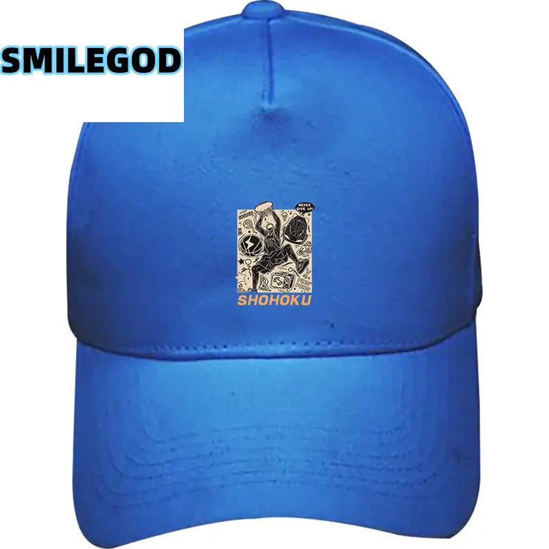 Men Black SMILEGOD Basketball Cap with Logo