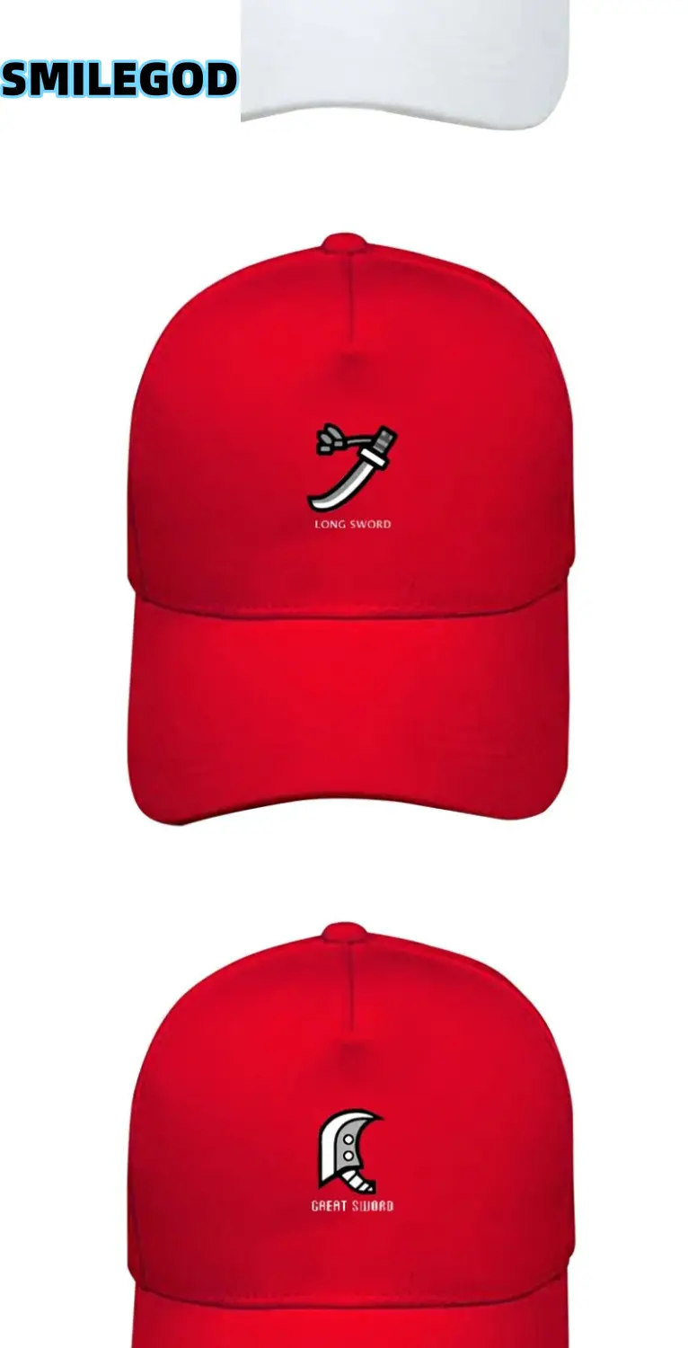 White Monster Hunter Graphic Cap for Men Women Sunshade Duck Cap — feature 6