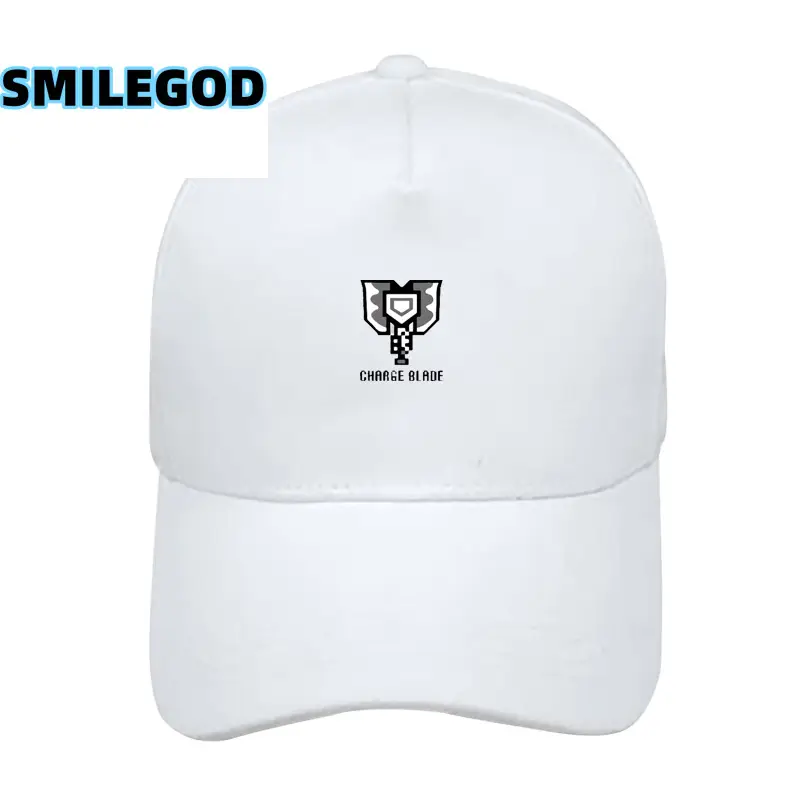White Monster Hunter Graphic Cap for Men Women Sunshade Duck Cap - Image 5