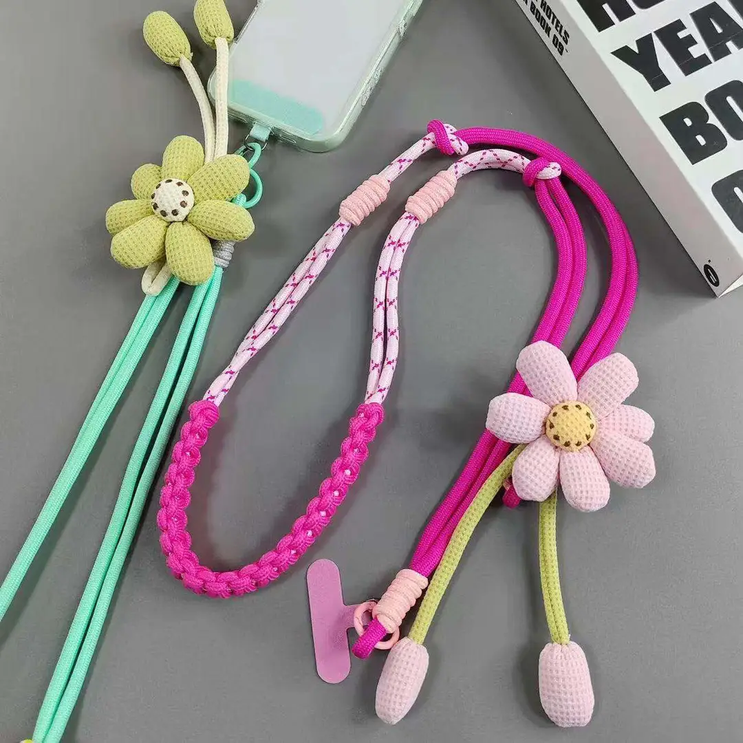 Travel Anti-Lost Mobile Phone Lanyard Cross-Body Strap Adjustable Anti-Fall Rope Leather Rope Necklace Pendant — feature 16