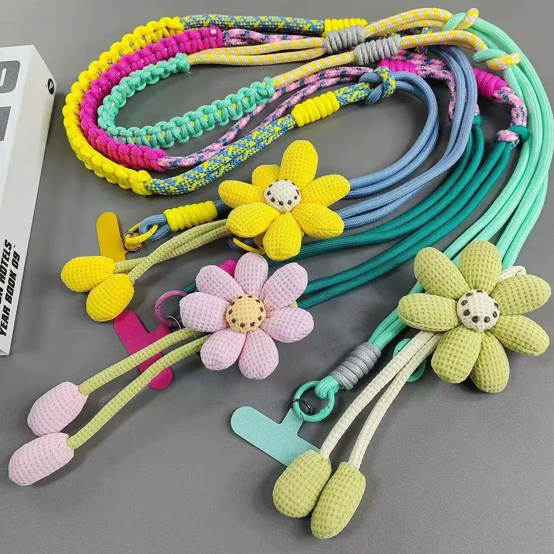 Travel Anti-Lost Mobile Phone Lanyard Cross-Body Strap Adjustable Anti-Fall Rope Leather Rope Necklace Pendant — feature 18