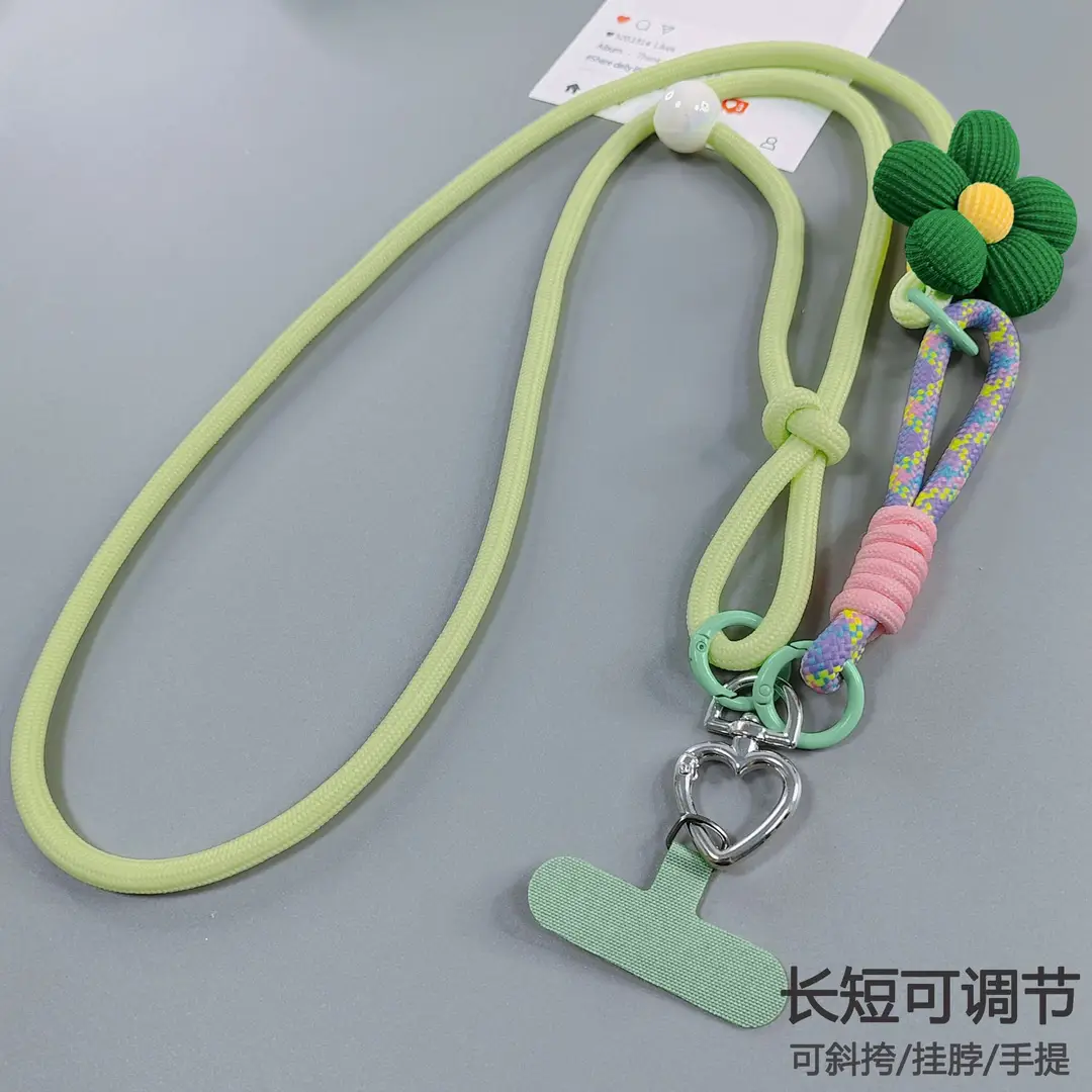 Travel Anti-Lost Mobile Phone Lanyard Cross-Body Strap Adjustable Anti-Fall Rope Leather Rope Necklace Pendant - Image 18