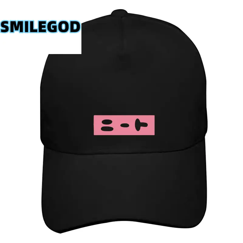 Black Anime Face Cap for Men Women