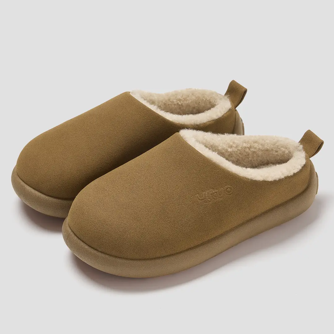 2025 New Autumn and Winter Home Indoor Non-Slip Warm Floor Cotton Slippers Plush Slippers for Women Windproof and Warm for Women - Image 3