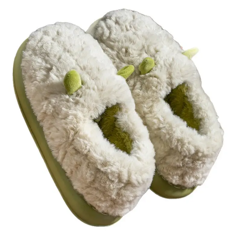 Women's Cotton Slippers with Heel for Winter Outdoor Wear, New Thick-Soled Indoor Home Warm Non-Slip Plush Cotton Shoes for Women - Image 20