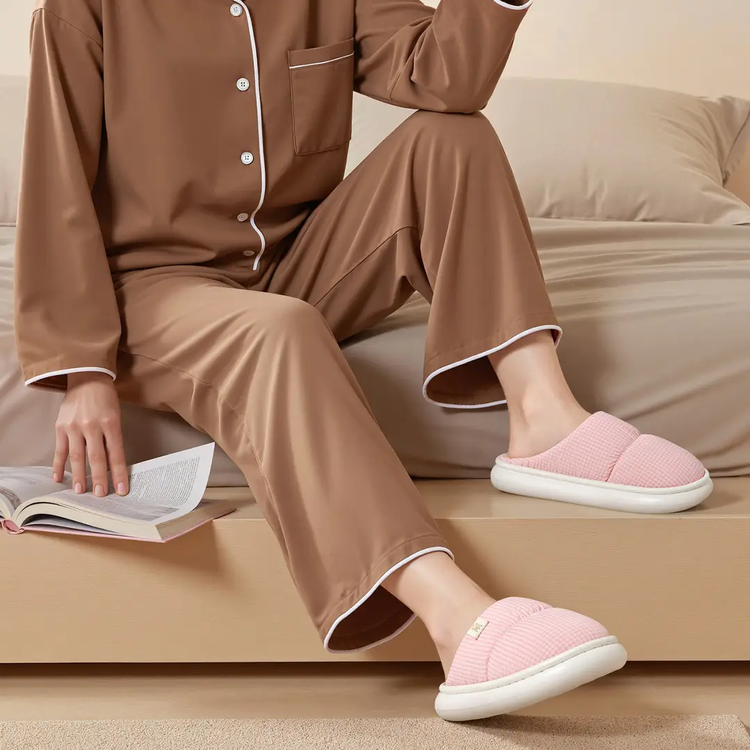 Lidani Cotton Slippers for Women, Winter 2026 Model, Indoor Home Warm Plush Slippers for Men, Household Use, Men's Autumn and Winter - Image 7