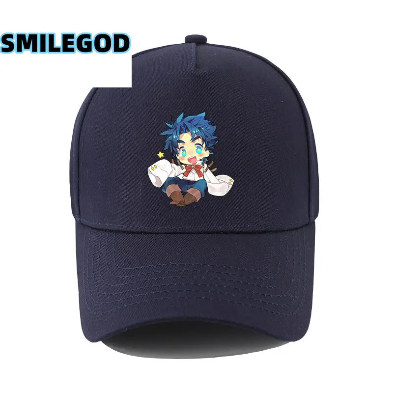 Men's Red Jojo Qiki Graphic Cap Sun Hat - Image 24