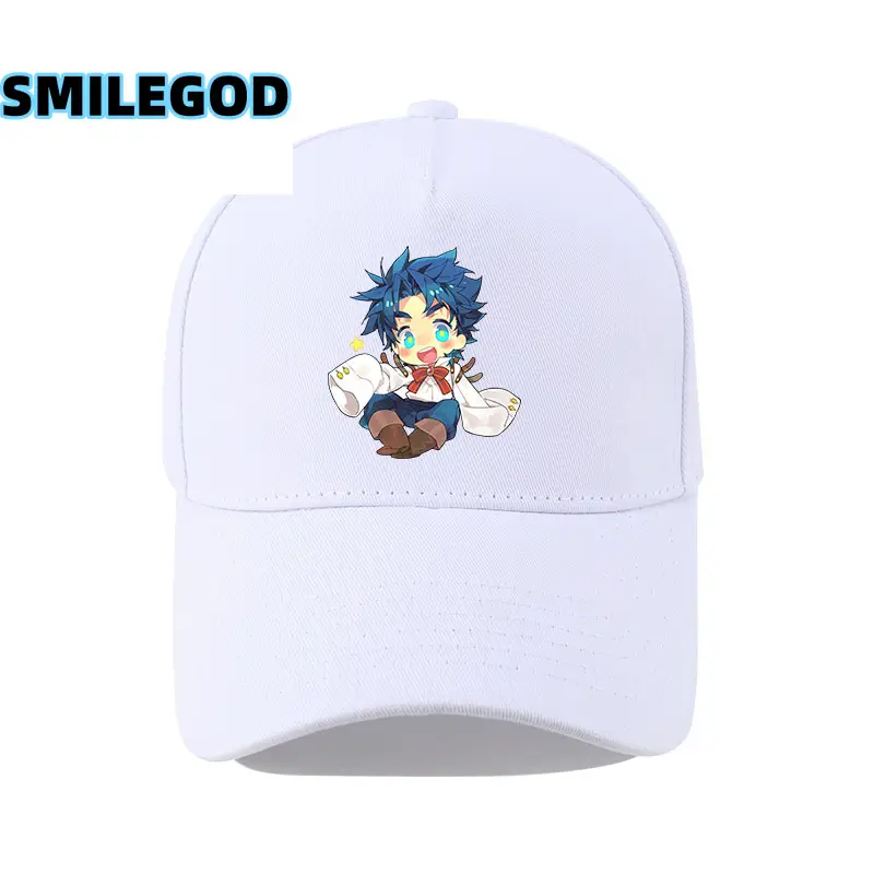 Men's Red Jojo Qiki Graphic Cap Sun Hat - Image 6