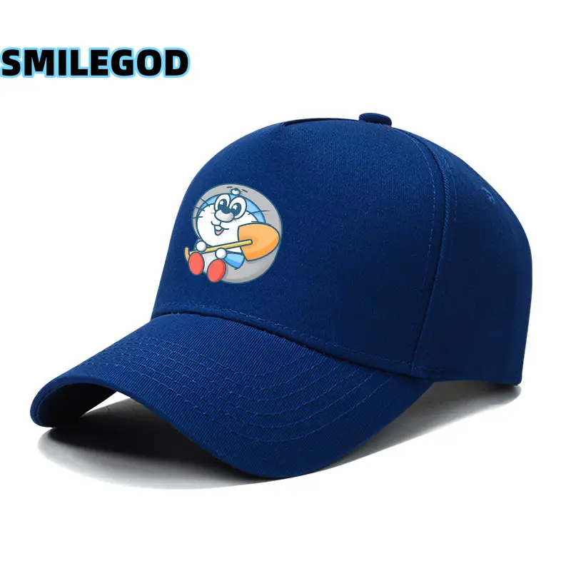 Doraemon Cartoon Cap Black Unisex - Image 16