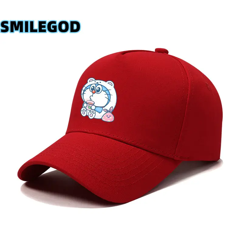 Doraemon Cartoon Cap Black Unisex - Image 22