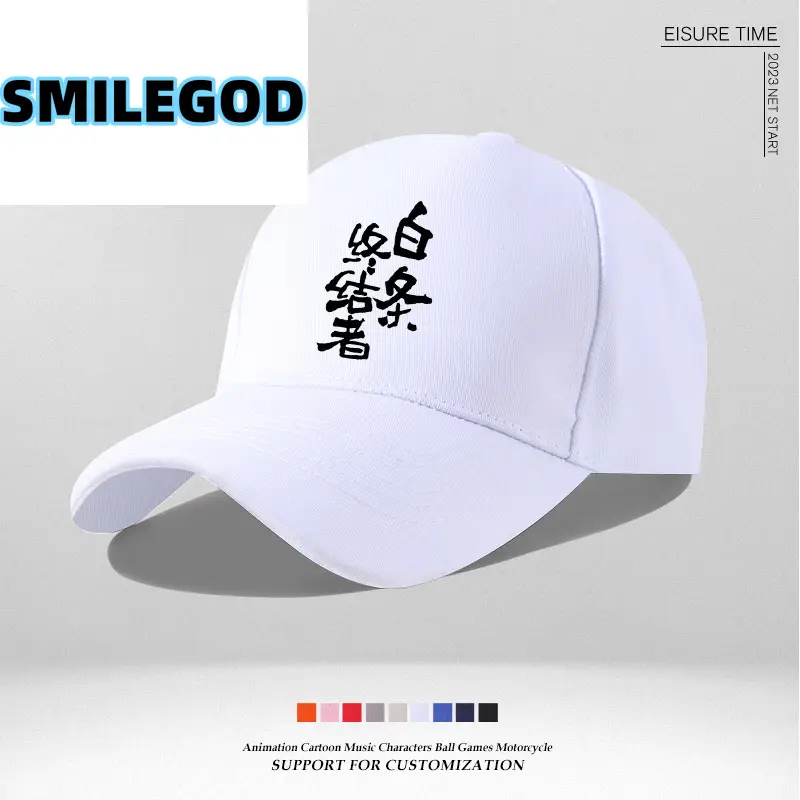 Blue Fisherman's Fish Hat with Embroidered Design - Image 26