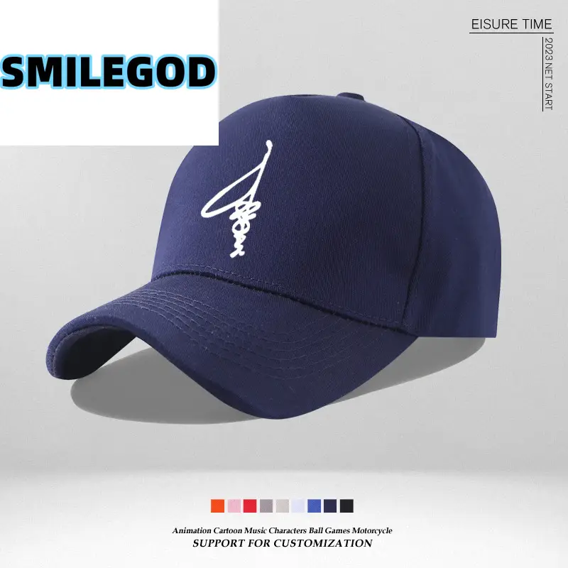 White Sun Hat with Eye Design for Fans - Image 10
