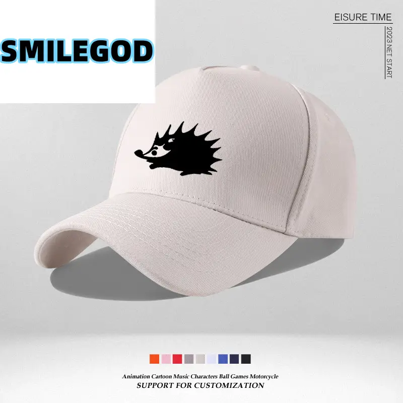 White Sun Hat with Eye Design for Fans - Image 24