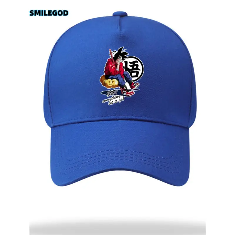 Unisex Dragon Ball Goku Baseball Cap Blue - Image 8