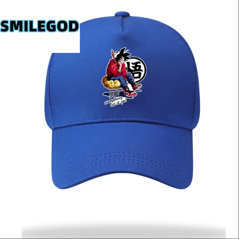 Unisex Dragon Ball Goku Baseball Cap Blue — feature 3