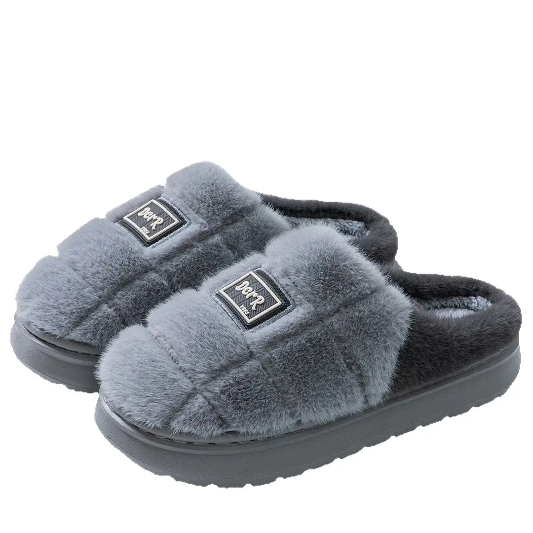 Plus Size Cotton Slippers for Men's Winter Home 2025 New Baotou Cotton Shoes Warm Slippers Autumn and Winter Men's Outer Wear - Image 14