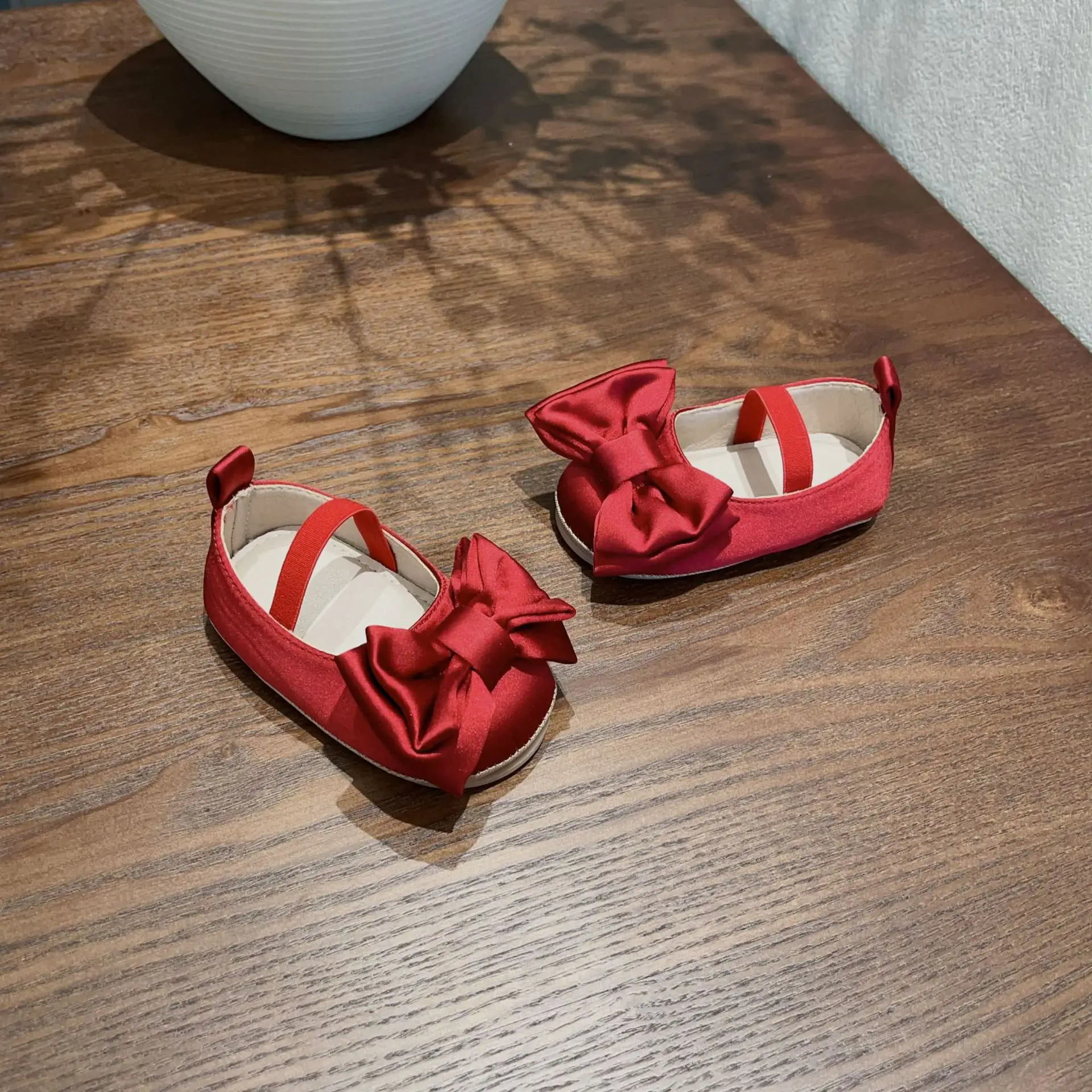 Red Bow Toddler Shoes 6-18M Soft Sole Non-Slip — feature 6