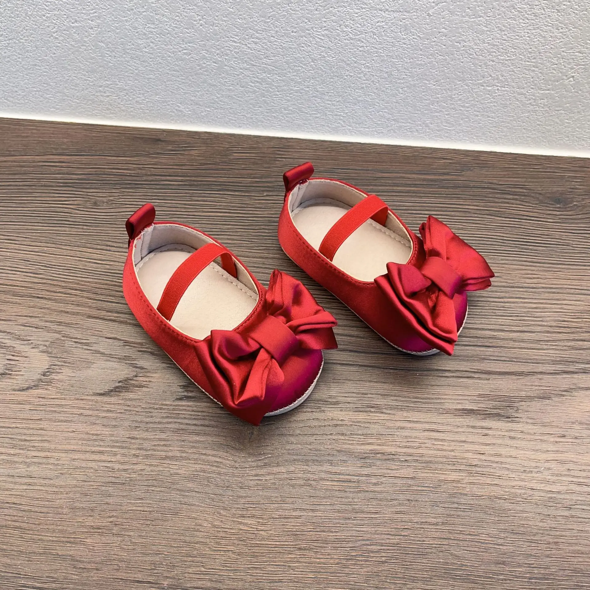 Red Bow Toddler Shoes 6-18M Soft Sole Non-Slip — feature 8