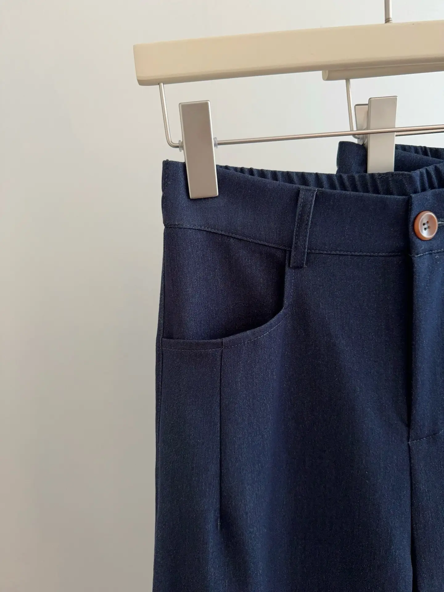 Dark Blue Wide Leg Pants for Women Casual Commute — feature 14