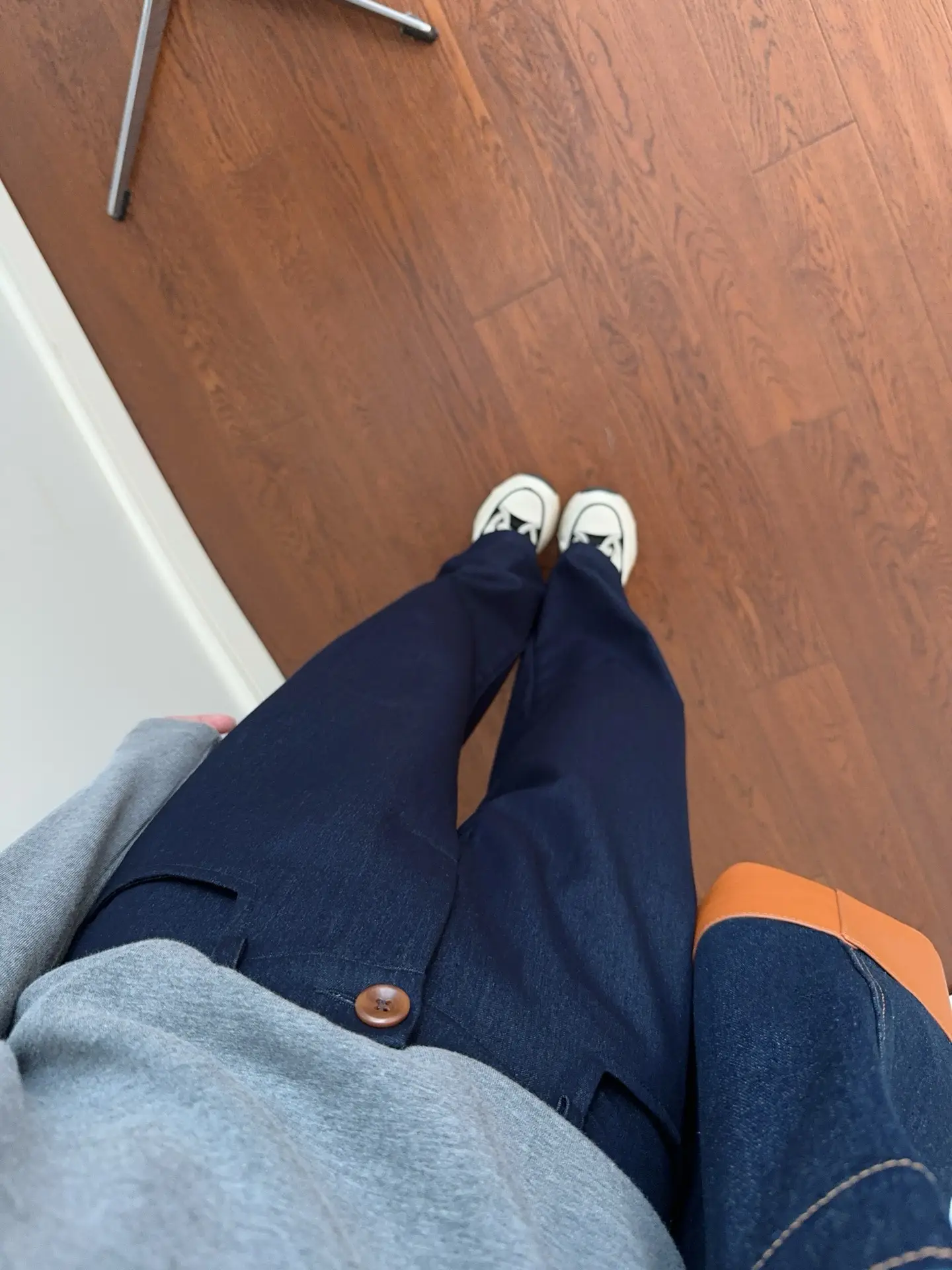 Dark Blue Wide Leg Pants for Women Casual Commute — feature 7
