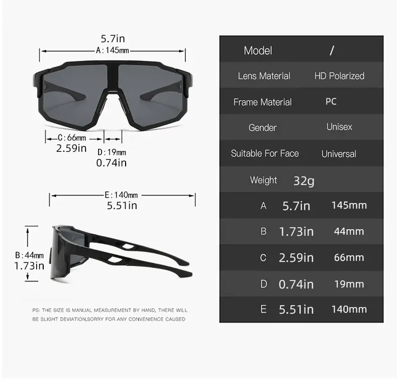 Windproof Cycling Ski Goggles Turquoise Sports Sunglasses β feature 11