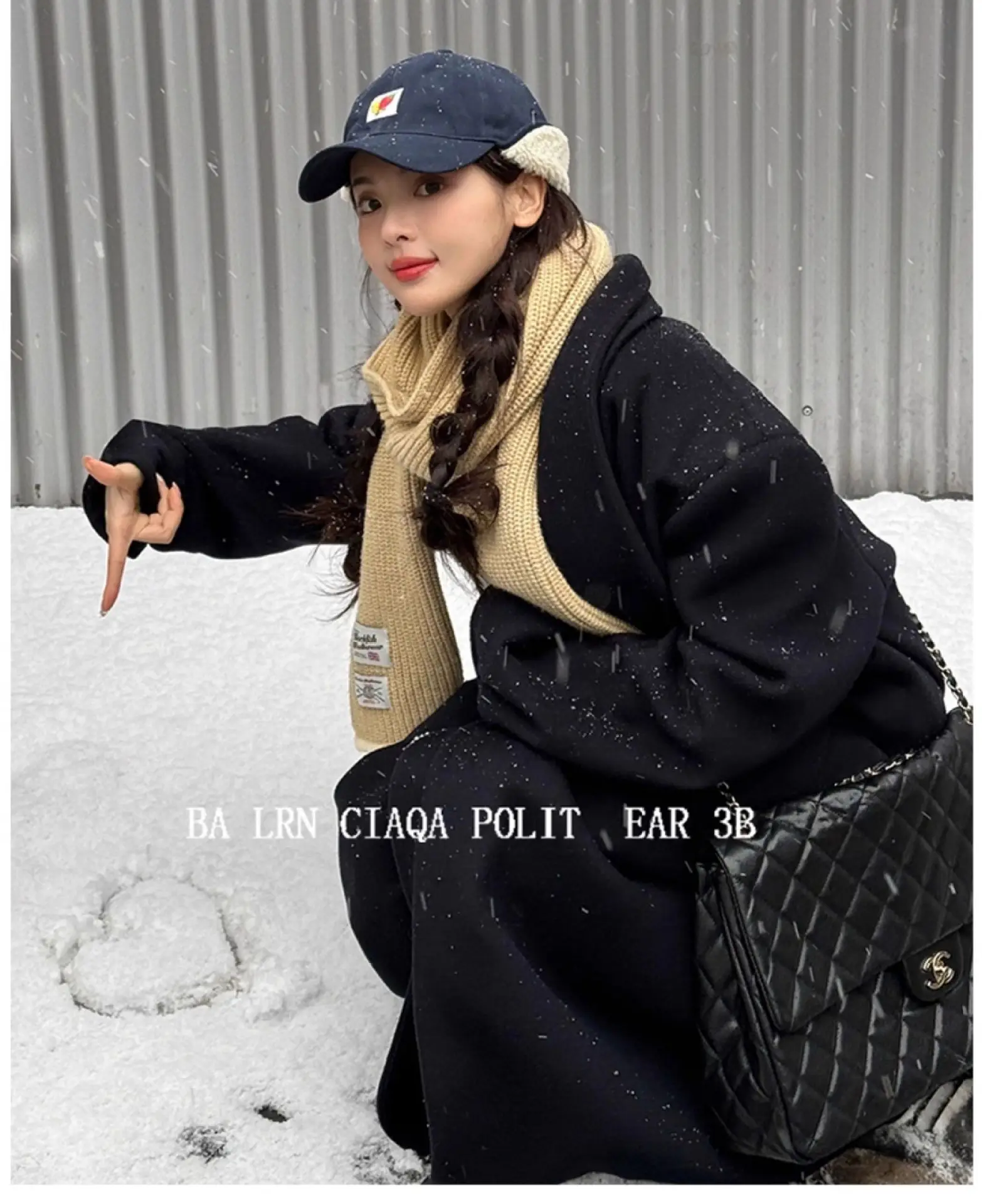 Yang Chaoyue's Red White Bomber Cap with 3D Logo — feature 2