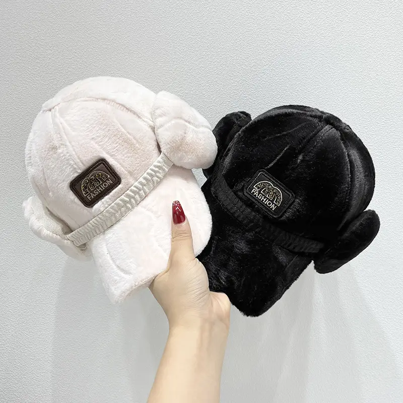 Winter Plush Duckbill Cap for Women with Earflaps - Image 5