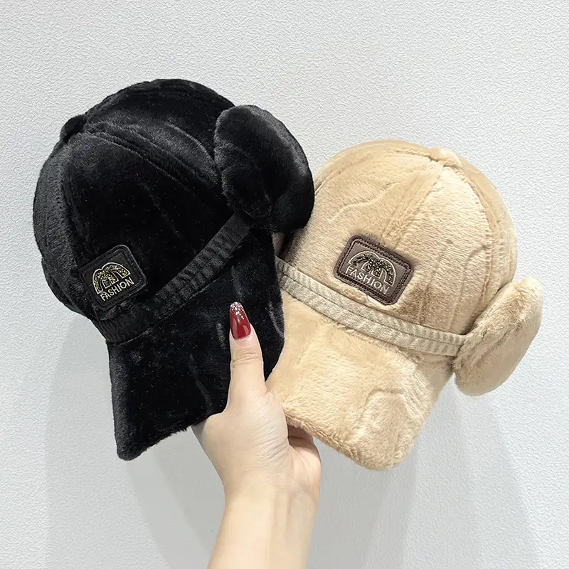 Winter Plush Duckbill Cap for Women with Earflaps - Image 7