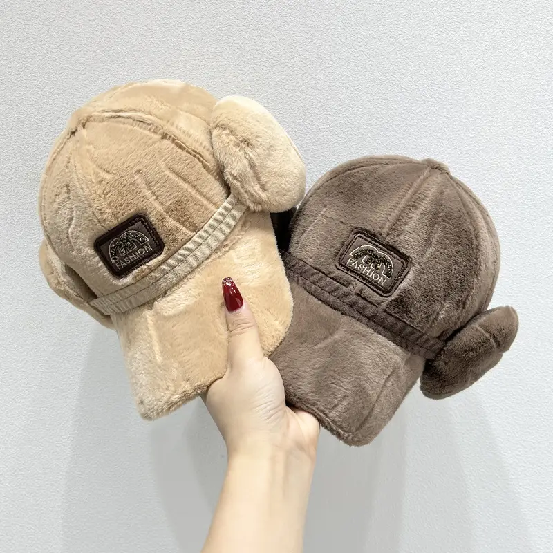 Winter Plush Duckbill Cap for Women with Earflaps - Image 8