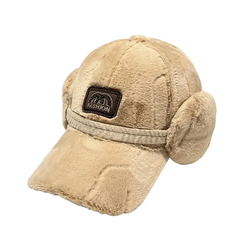 Winter Plush Duckbill Cap for Women with Earflaps - Image 9