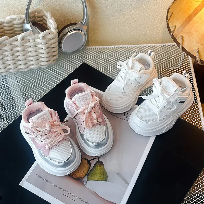 Girls Pink Chunky Sneakers 2025