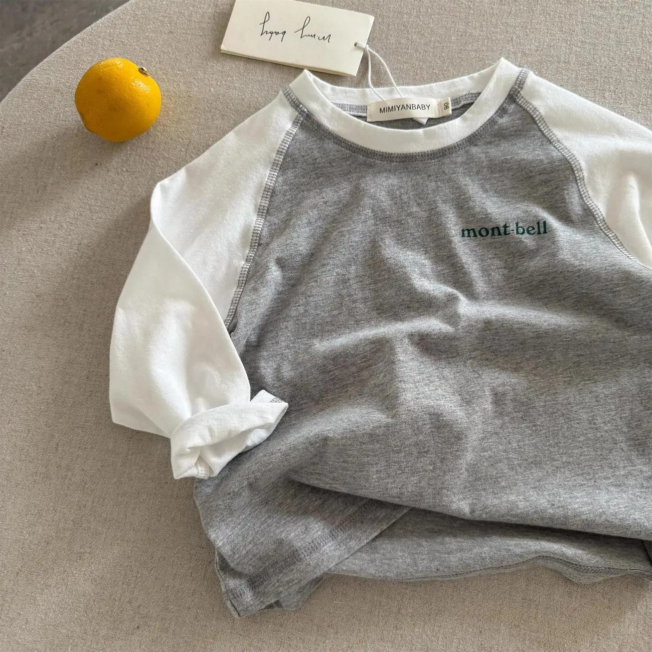 Children's 25" Sleeve T-Shirt Set Mont Bell Cotton — feature 6