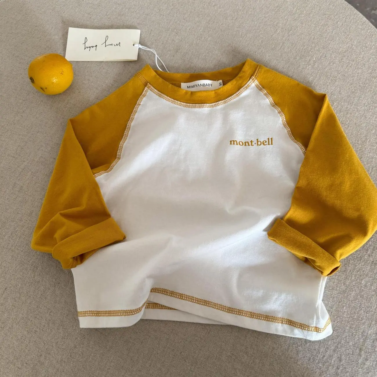 Children's 25" Sleeve T-Shirt Set Mont Bell Cotton — feature 8