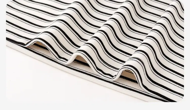 Boys Striped Half-Turtleneck T-Shirt Spring Clothing — feature 35