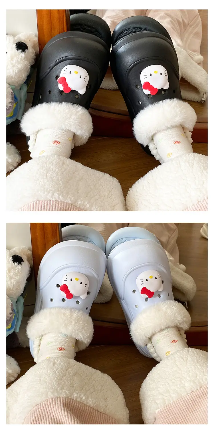 Furry Bear Slippers Women Warm Winter Slippers — feature 10