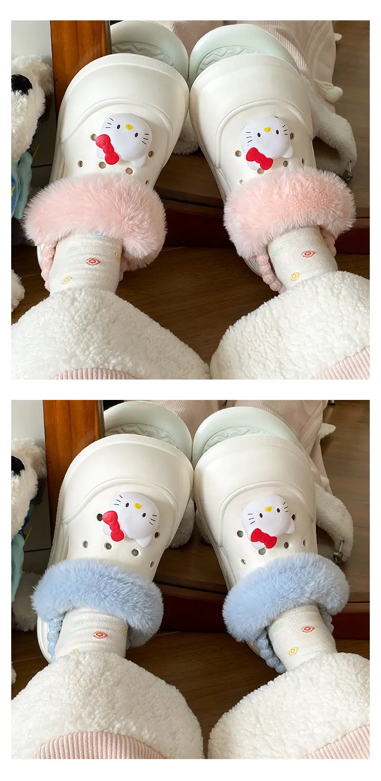 Furry Bear Slippers Women Warm Winter Slippers — feature 11