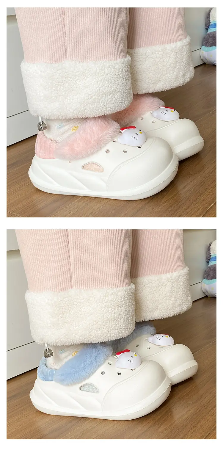 Furry Bear Slippers Women Warm Winter Slippers — feature 15
