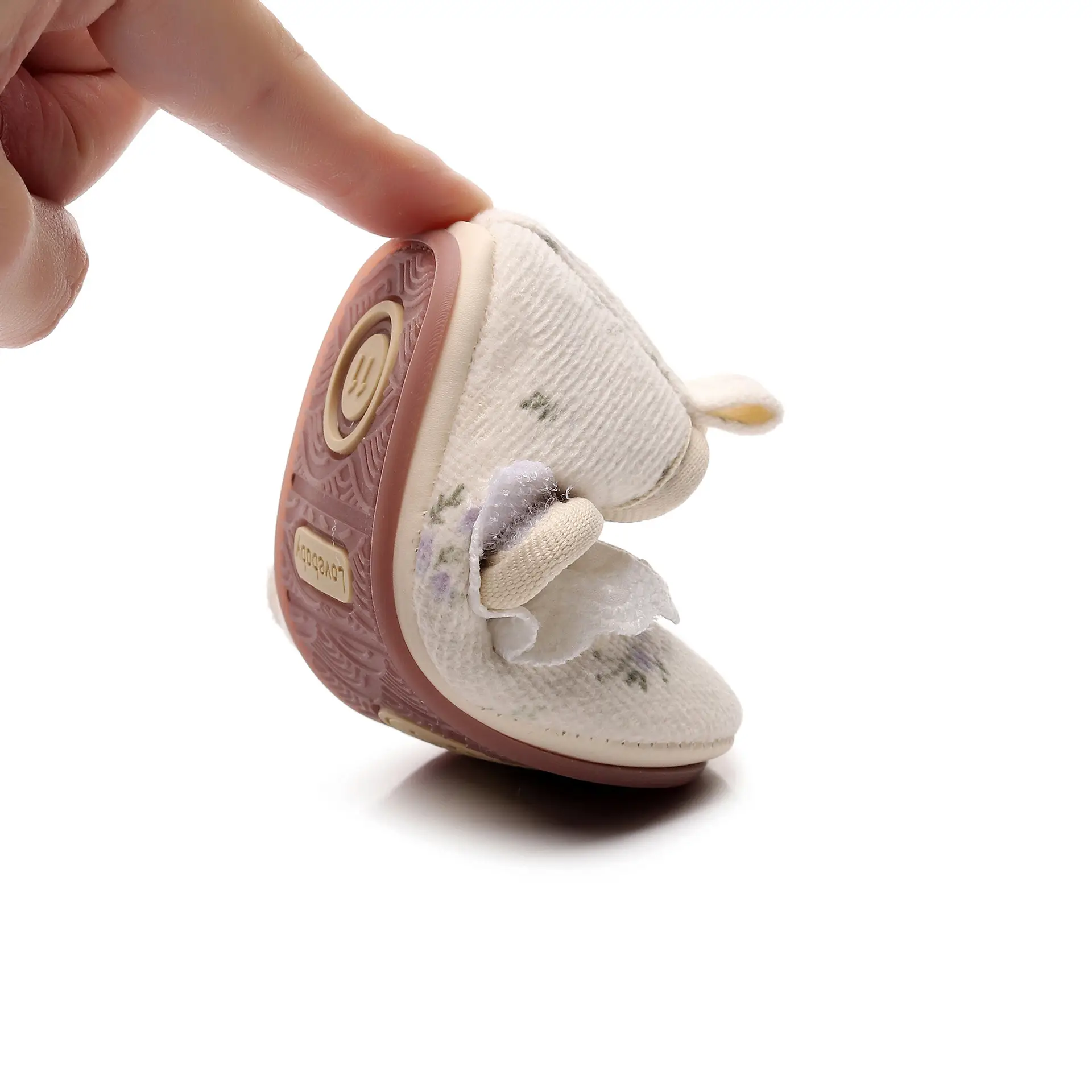 Soft-Soled Lace Baby Shoes for Girls 0-3-6M