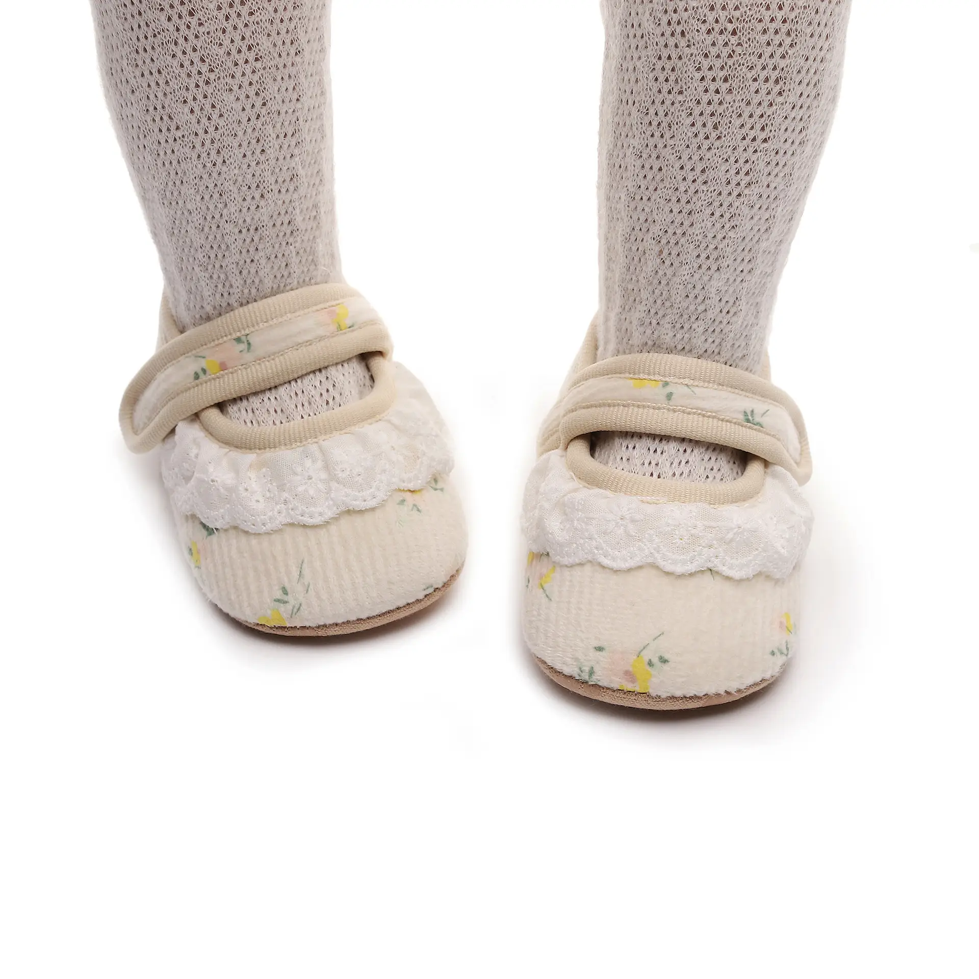 Soft-Soled Lace Baby Shoes for Girls 0-3-6M — feature 5