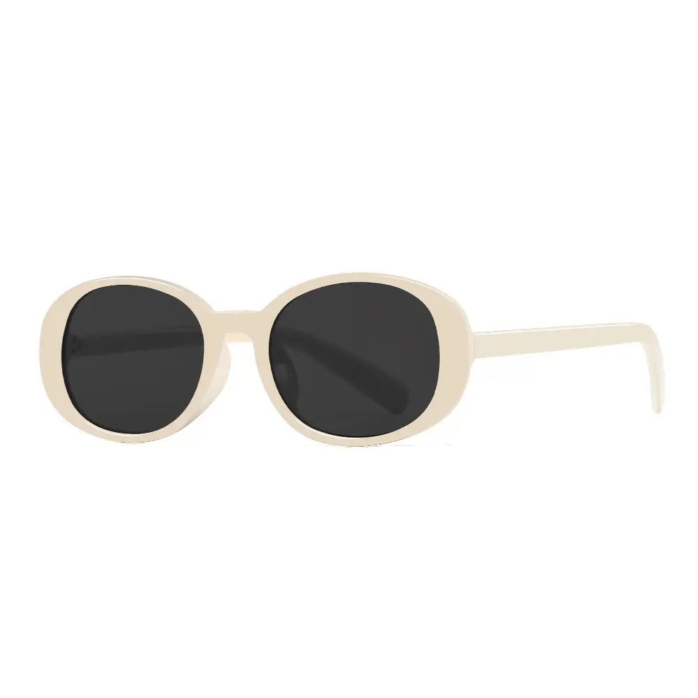 Women Polarized Anti-UV Sunglasses Slim Round Face