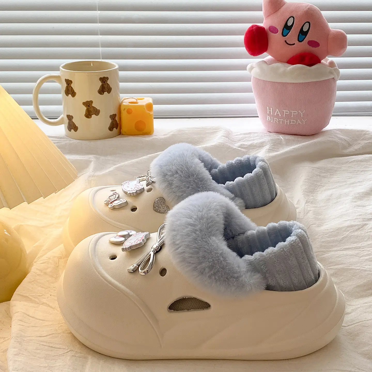 Warm Furry Slippers for Kids Autumn Winter - Image 47
