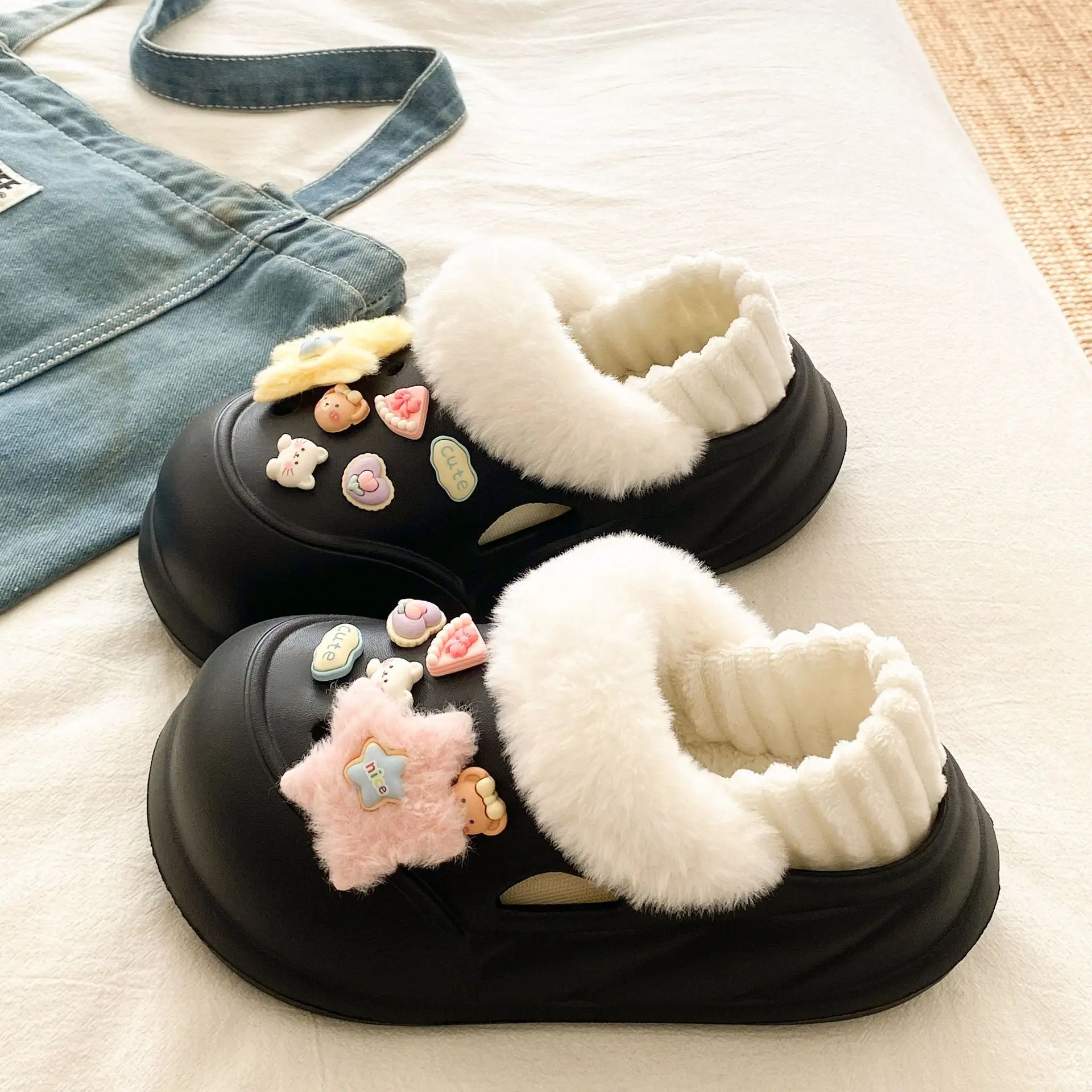 Warm Furry Slippers for Kids Autumn Winter - Image 12