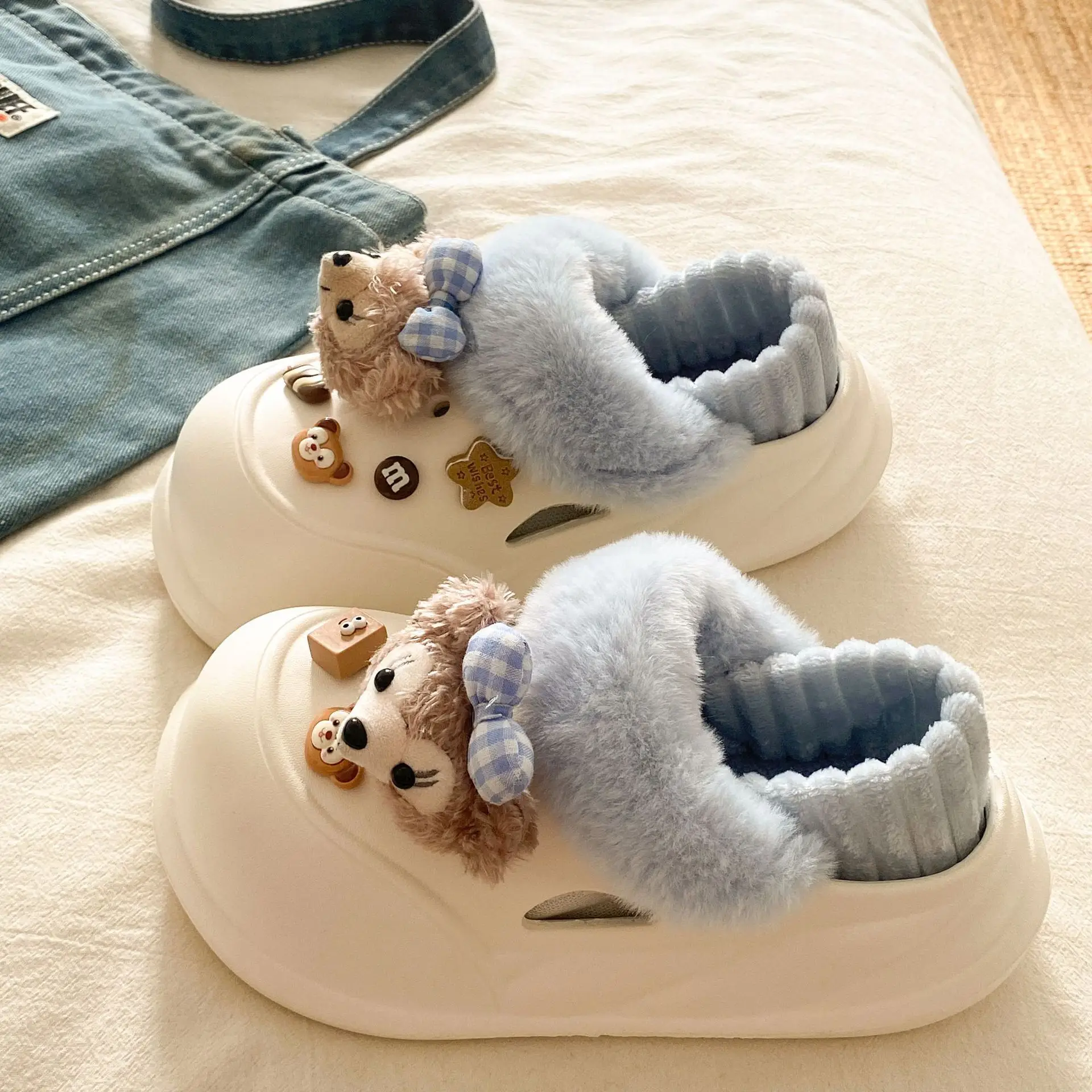 Warm Furry Slippers for Kids Autumn Winter - Image 14