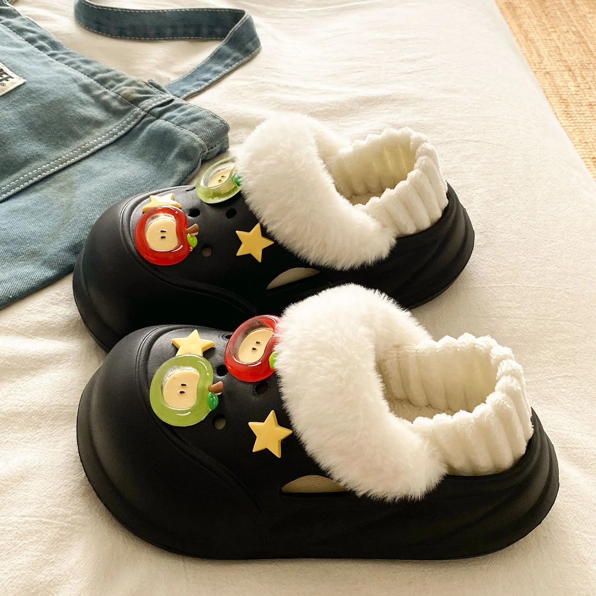 Warm Furry Slippers for Kids Autumn Winter - Image 24