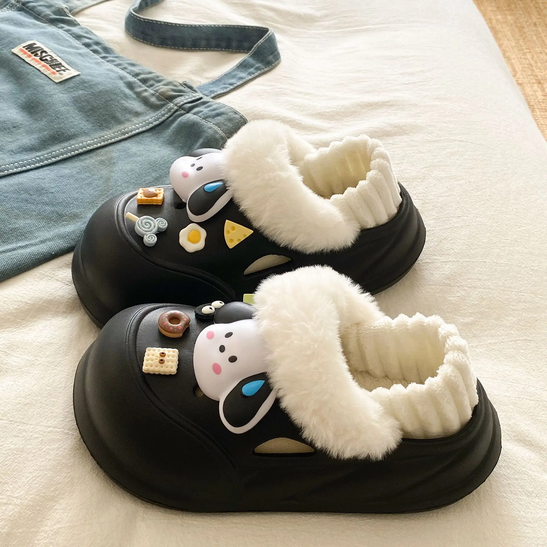 Warm Furry Slippers for Kids Autumn Winter - Image 36